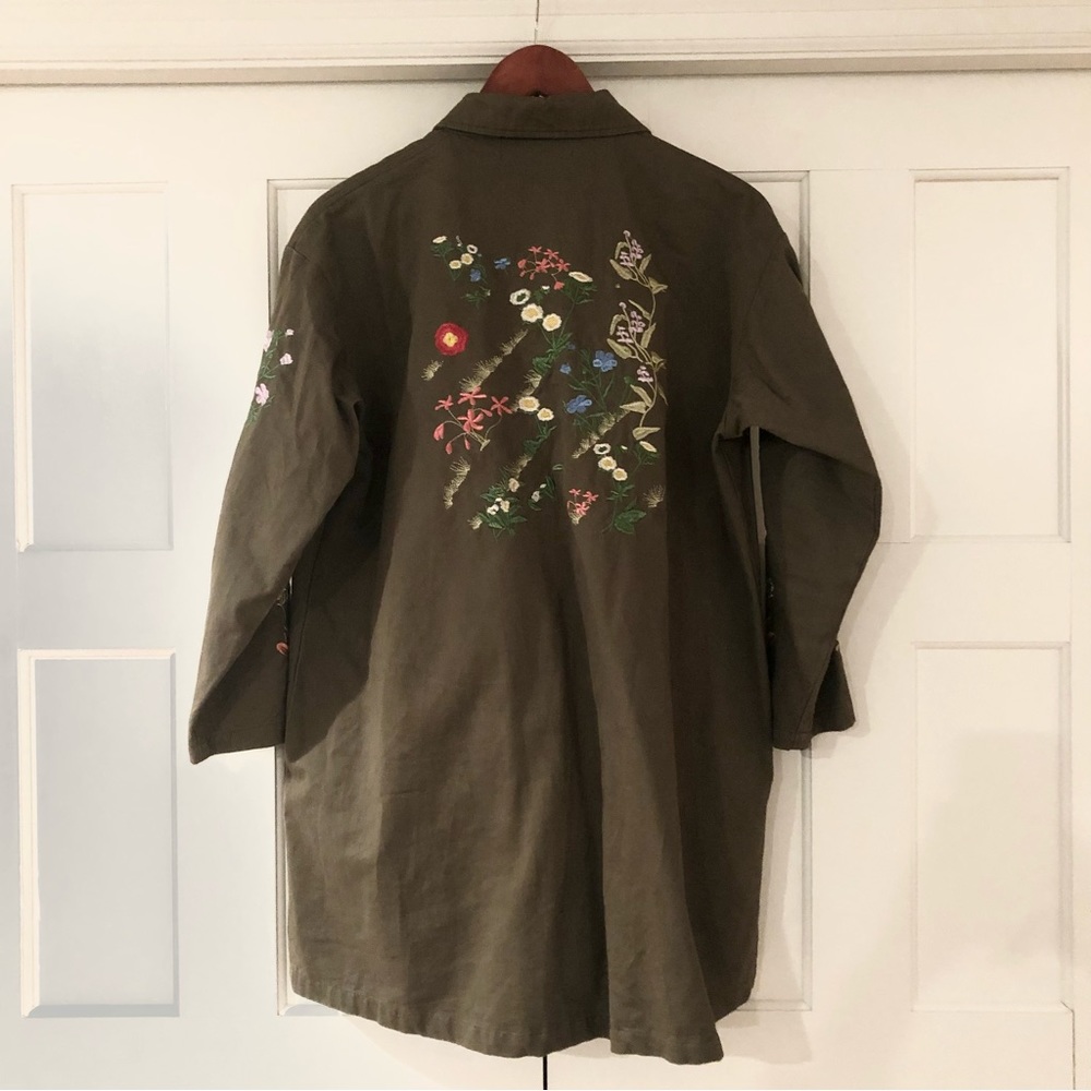 Embroidered Shacket - image 2